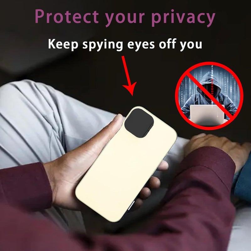 EYSOFT Camera Lens Cover Compatible for iPhone 15 / Phone 15 Plus,Camera Lens Protector to Protect Privacy and Security,Strong Adhesive -2 Pack - Image 3